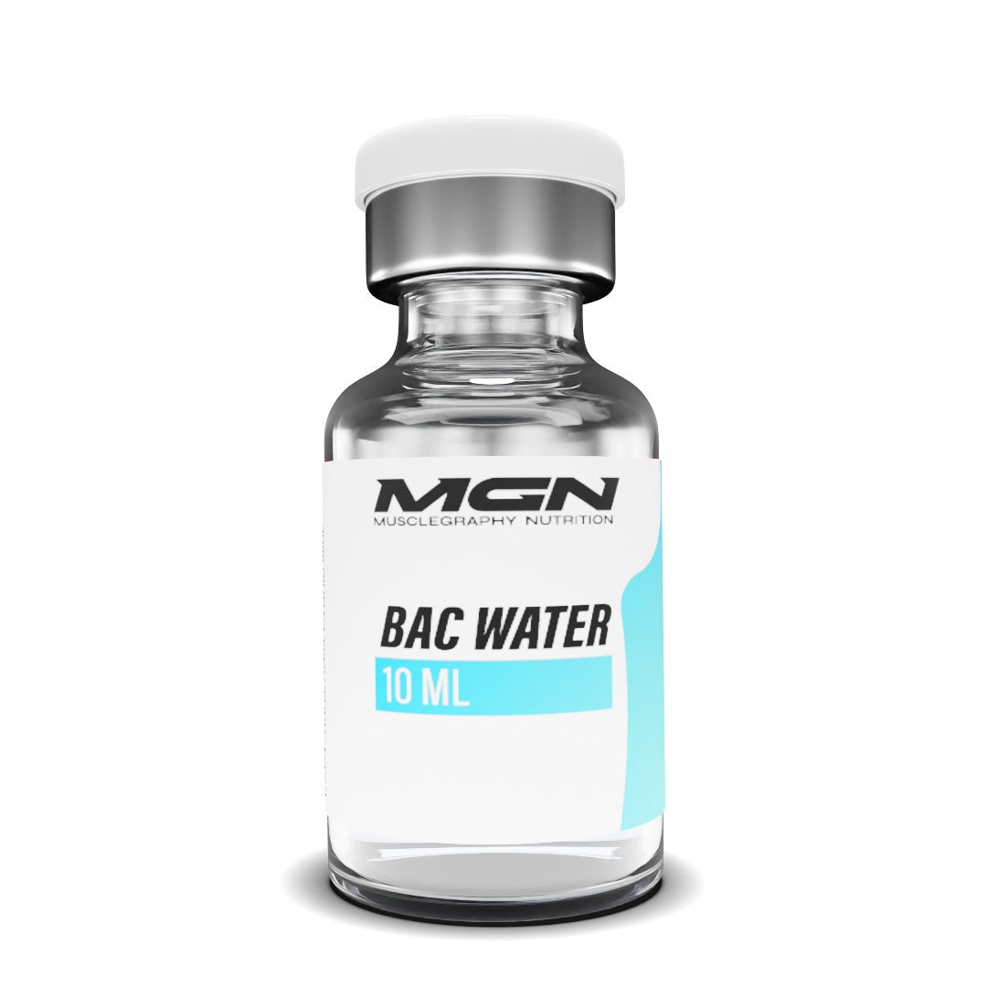 Bacteriostatic Water (BAC) - water for mixing peptides, a substitute for Aqua Pro without a prescription MGN Musclegraphy Nutrition Bacteriostatic Water (BAC) - water for mixing peptides, a substitute for Aqua Pro without a prescription MGN Musclegraphy Nutrition