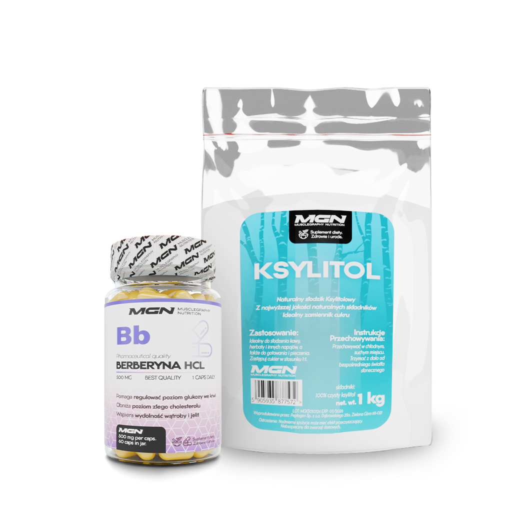 Zestaw DUO | Berberyna HCL + Ksylitol