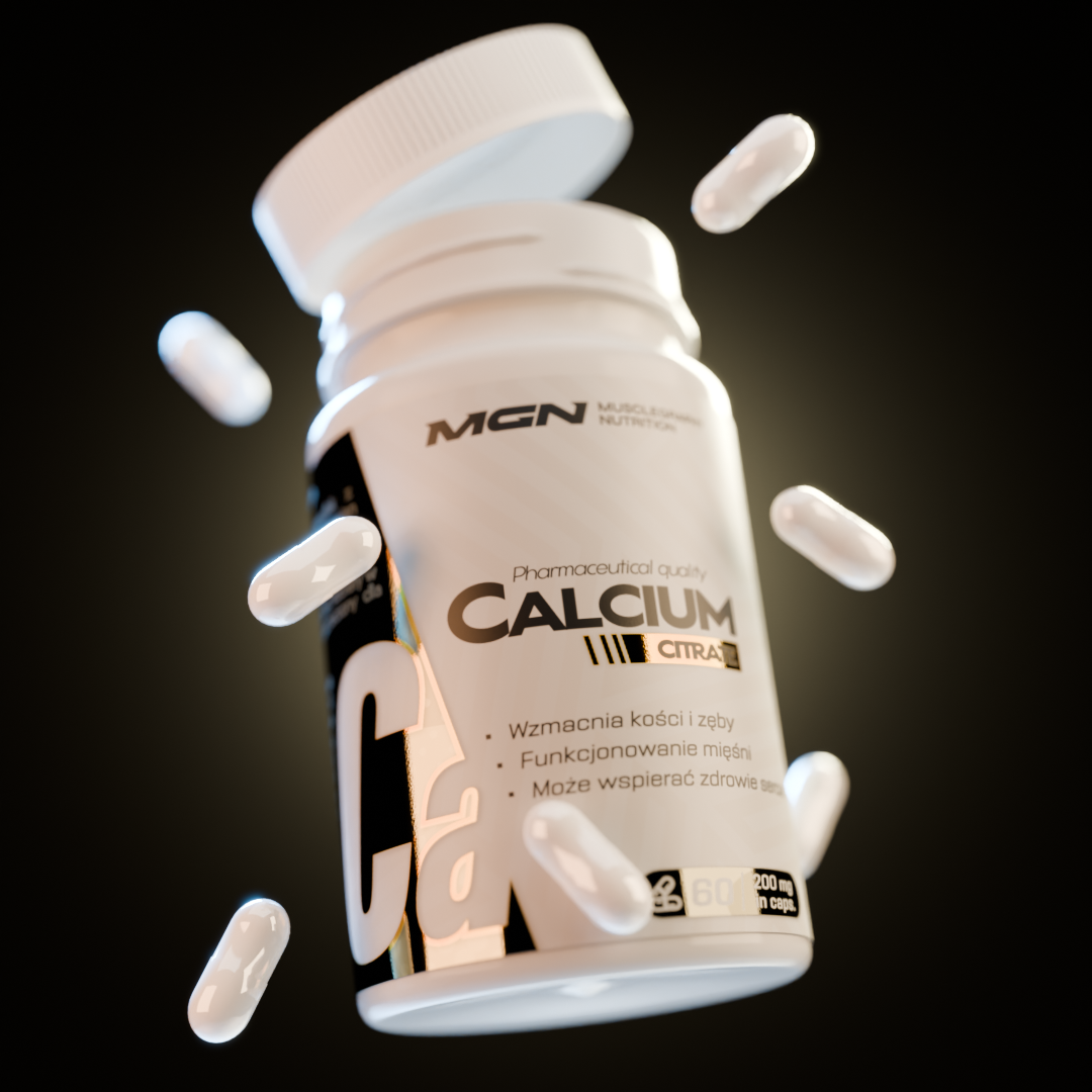 CALCIUM CITRATE 60 KAPSUŁEK 200MG