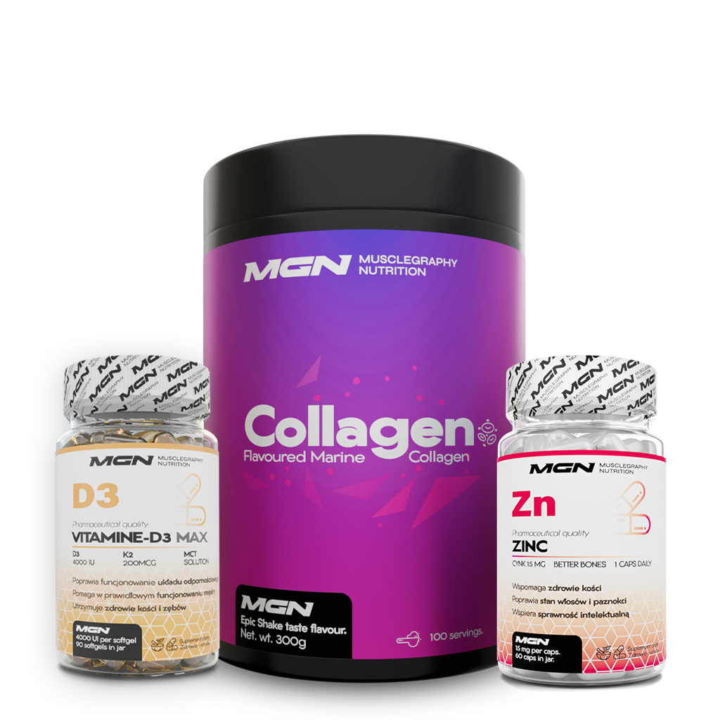 Zestaw TRIO | Collagen + Cynk + Wit D3