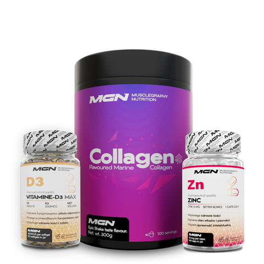 Zestaw TRIO | Collagen + Cynk + Wit D3