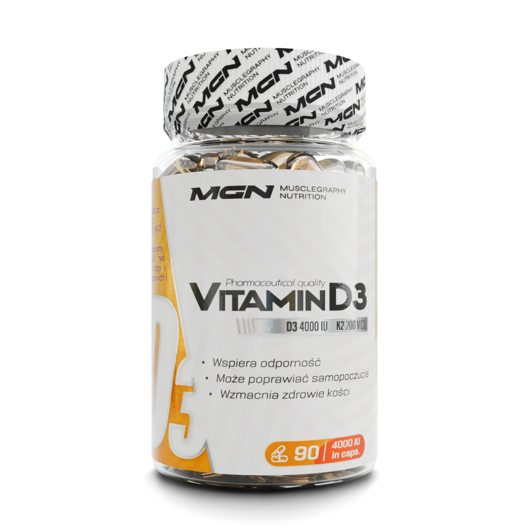 Vitamin D3 MAX D3 4000 UI K2 200 mcg 90 softgels (The strongest)