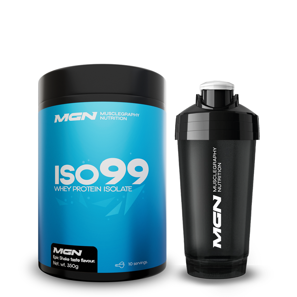 Zestaw DUO | ISO99 Whey Protein Isolate + Shaker MGN