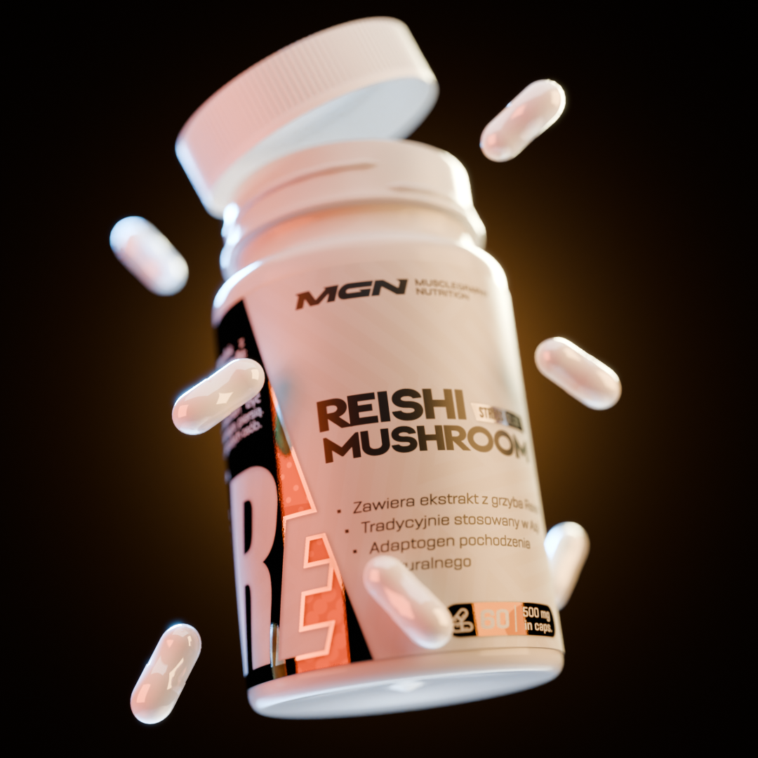 REISHI MUSHROOM 60 capsules 500 mg