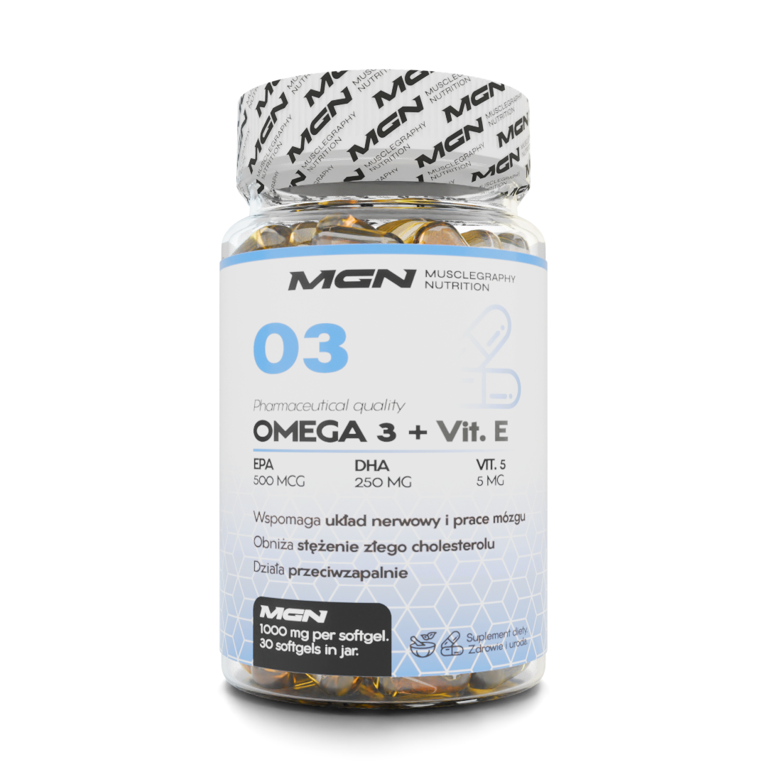 OMEGA 3 + VIT E (NAJMOCNIEJSZA 50% EPA/ 25% DHA)