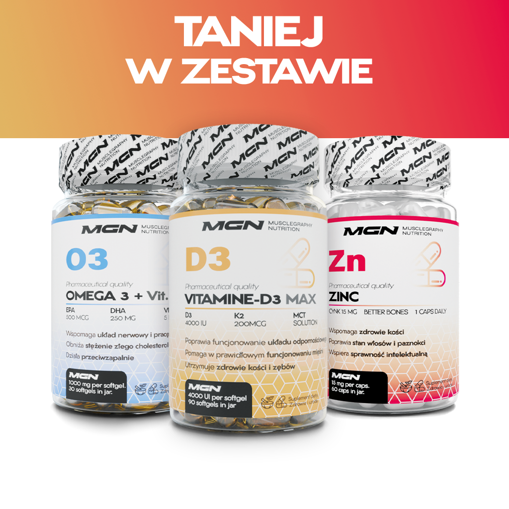 set TRIO | Omega 3 + Vitamina D3 + Zinc