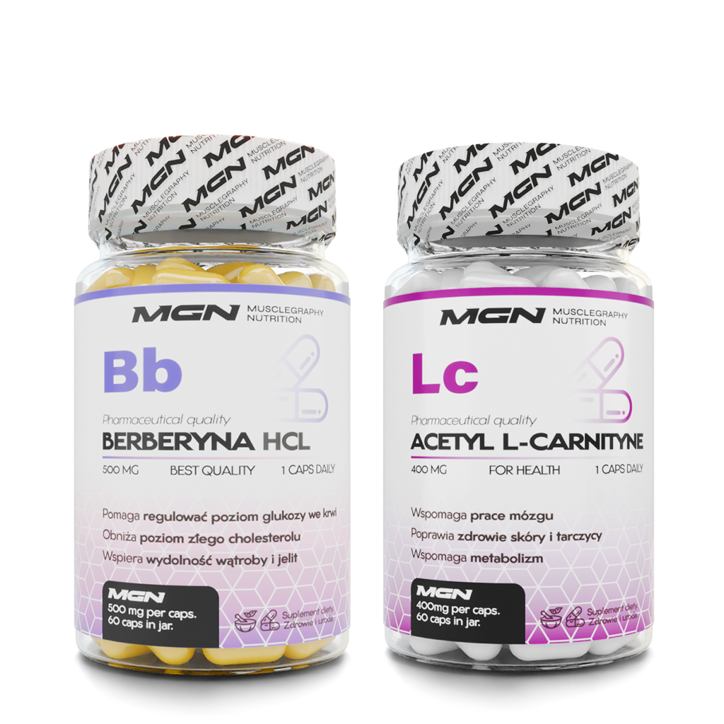 Zestaw DUO | Berberyna HCL + Acetyl L-Karnityna