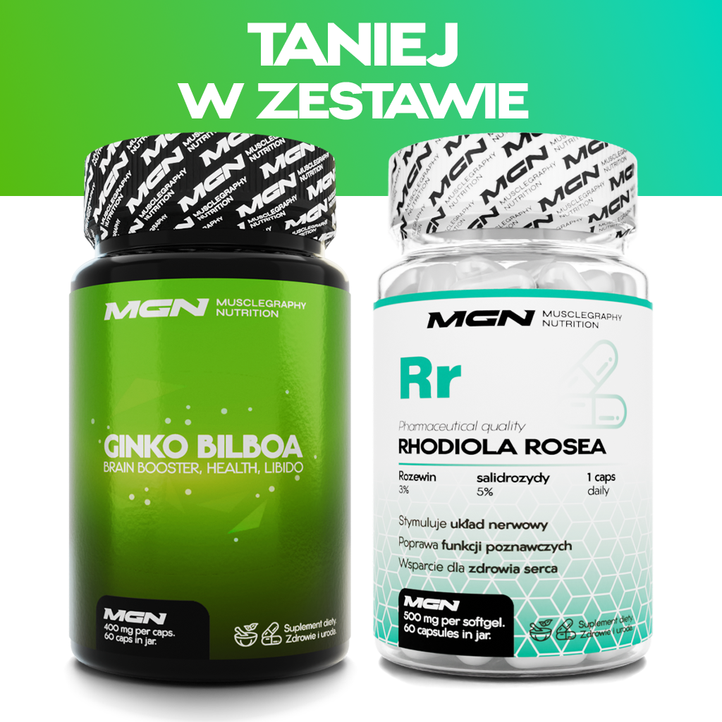 set DUO | Ginko Biloba + Rhodiola Rosea