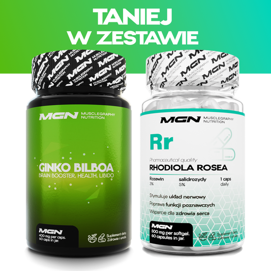 set DUO | Ginko Biloba + Rhodiola Rosea