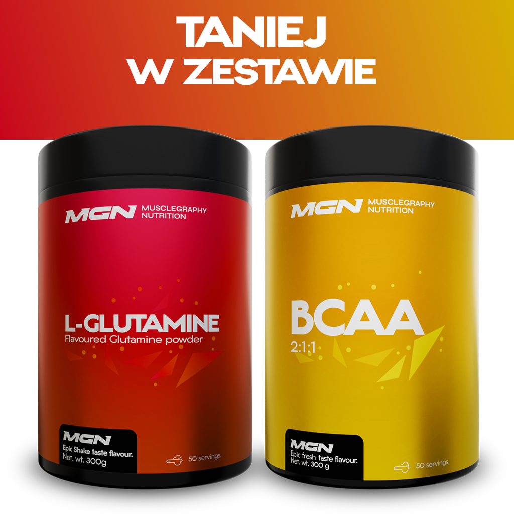 set DUO | L-glutamina + BCAA