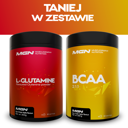 Zestaw DUO | L-Glutamina + BCAA