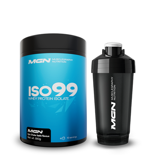 Zestaw DUO | ISO99 Whey Protein Isolate + Shaker MGN