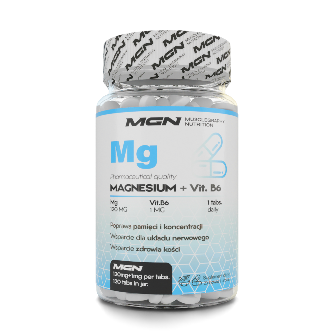 Cytrynian Magnezu + Witamina B6 Magnesium Citrate + B6