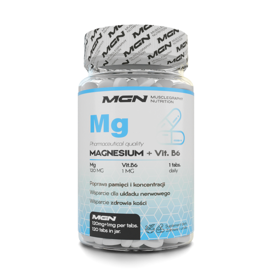 Cytrynian Magnezu + Witamina B6 Magnesium Citrate + B6