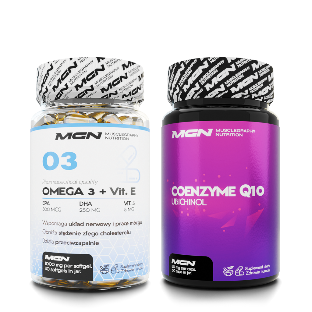 DUO Set | Coenzyme Q10 + Omega 3 + Vitamin E