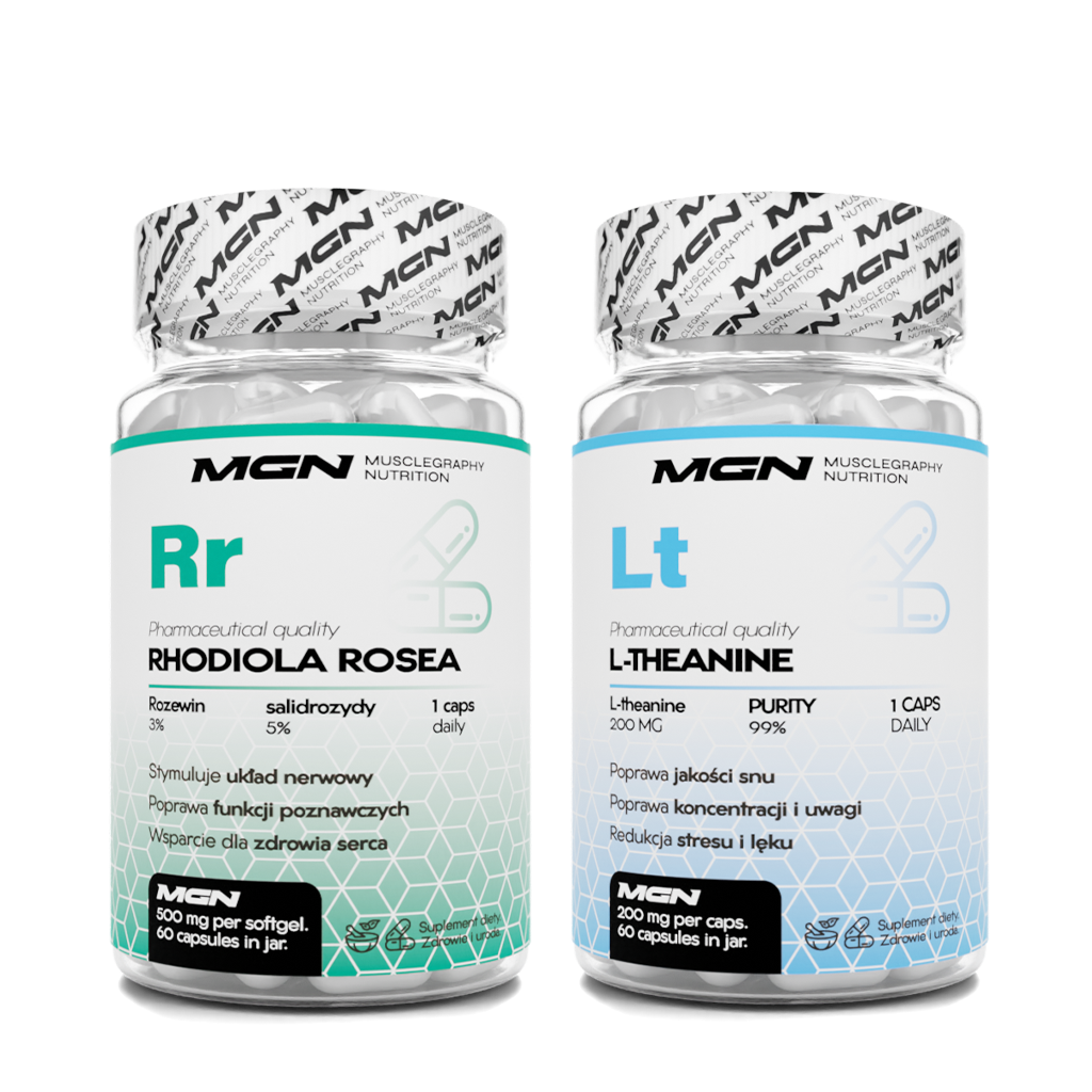 Zestaw DUO | Rhodiola Rosea + L-Theanine