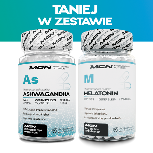 Zestaw DUO | Ashwagandha + Melatonina