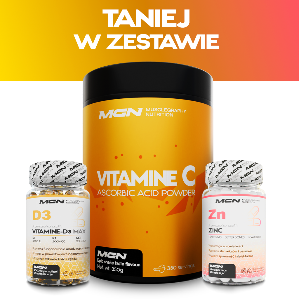 set TRIO | Vitamina C + Vitamina D3 + Zinc