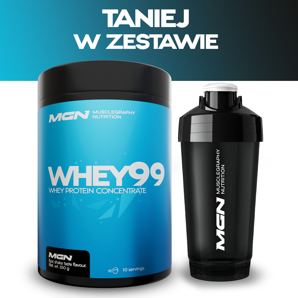 Zestaw DUO | Whey99 + Shaker MGN